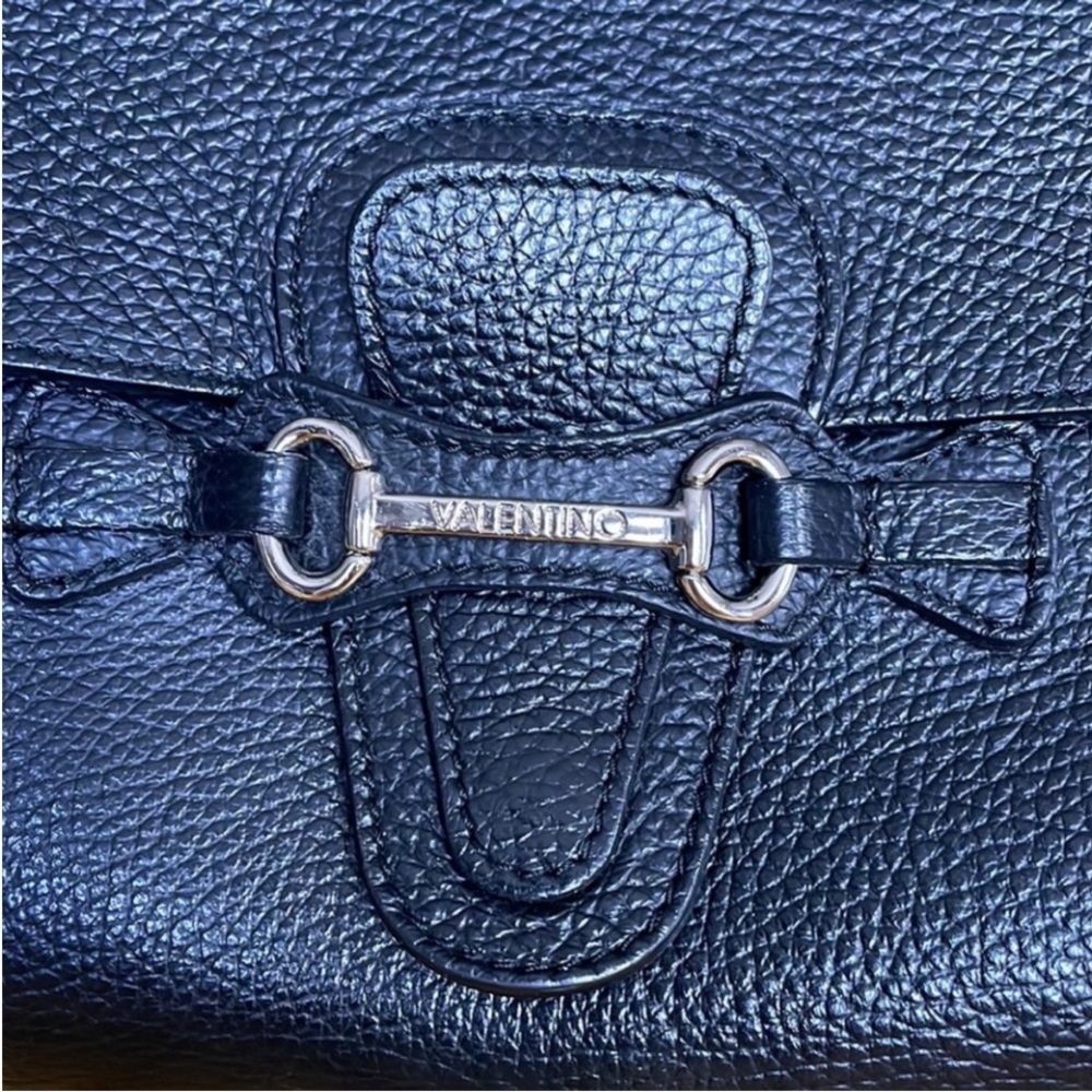 Valentino Black Genuine Leather large Bag brand new with the tags and receipts. - Picture 14 of 15